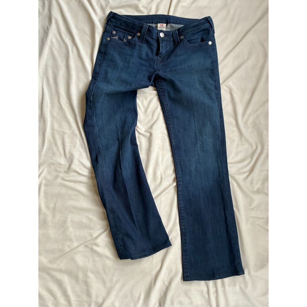 Y2K True Relgion Tori low rise flare jeans size 31